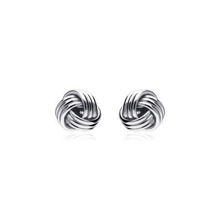 Pendientes Oro 18k nudo "Hobart"