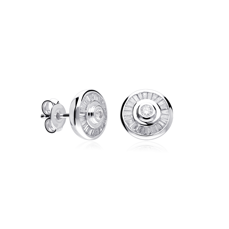Pendientes Oro 18k y diamante 0.60cts "Solera"
