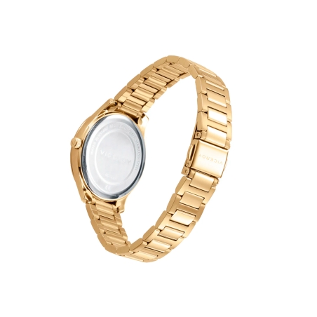 Reloj Viceroy mujer brazalete acero dorado IP esfera azul 401228-67