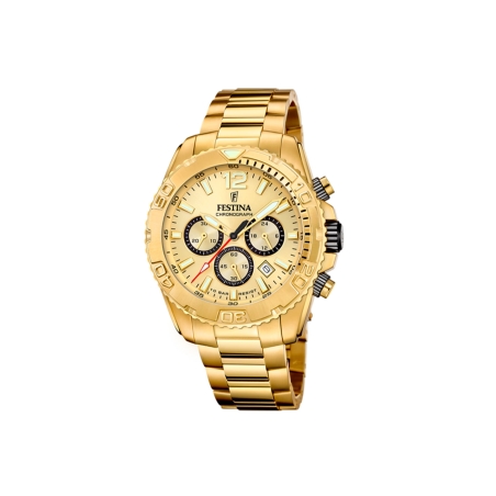 Reloj Festina hombre correa dorada F20684/1
