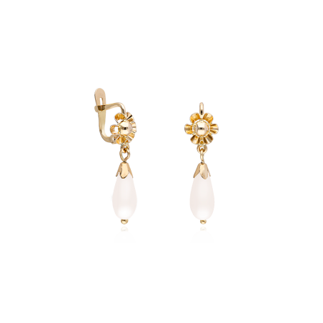 PENDIENTES "ROSARIO" ORO 18K