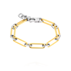 Pulsera Lotus Style hombre acero inoxidable 316L eslabones LS2301-2/2