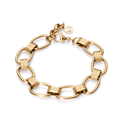 Pulsera Viceroy acero dorado ip Laura Escanes 75366P01012
