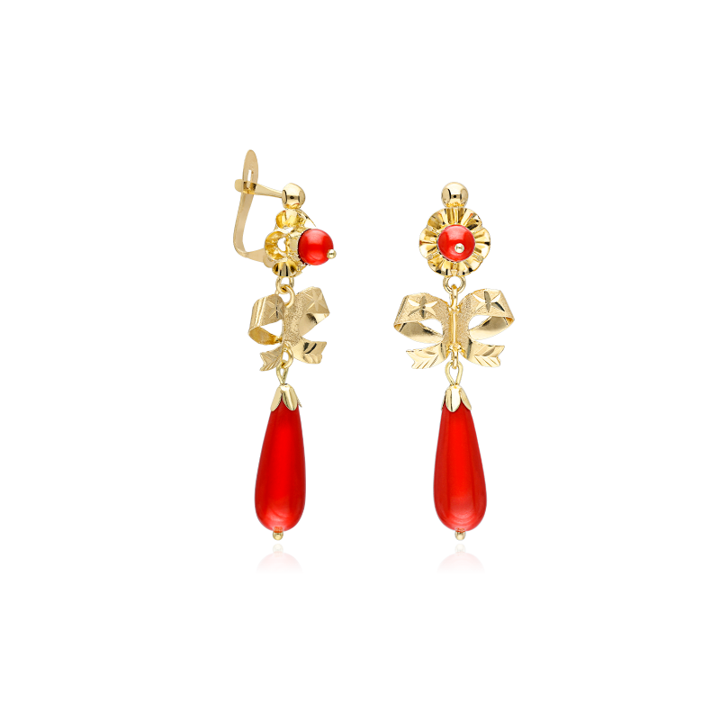 PENDIENTES "ALMUDENA" ORO 18K