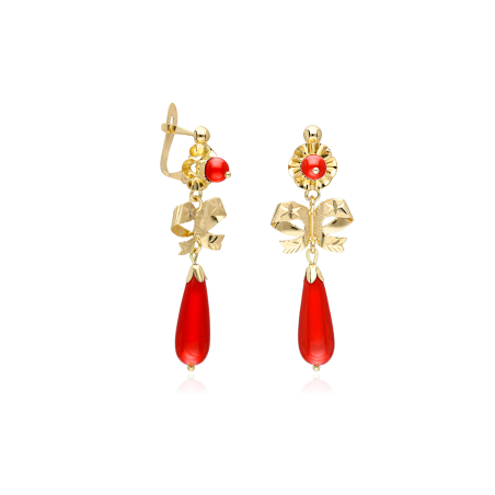 PENDIENTES "ALMUDENA" ORO 18K