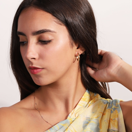 Aros Oro 18k 22mm "Lûla"