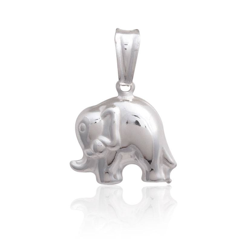 Colgante plata de ley Elefante