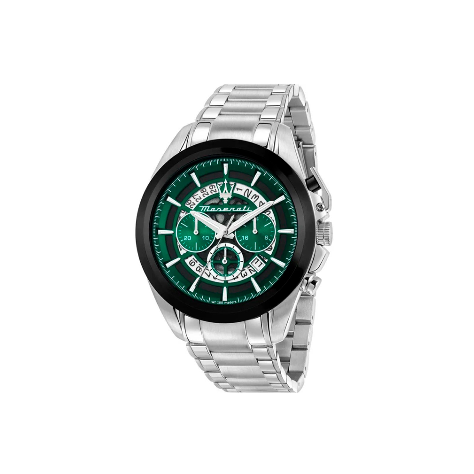 Reloj Maserati Traguardo Cronógrafo esfera verde Hombre