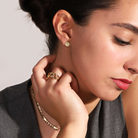 PENDIENTES "FABIOLA" ARBOL DE LA VIDA ORO 18K