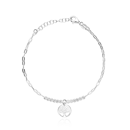 Pulsera Plata Primera Ley Árbol "Strom"