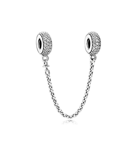 Charm Pandora cadena de seguridad circonitas 791736CZ-05