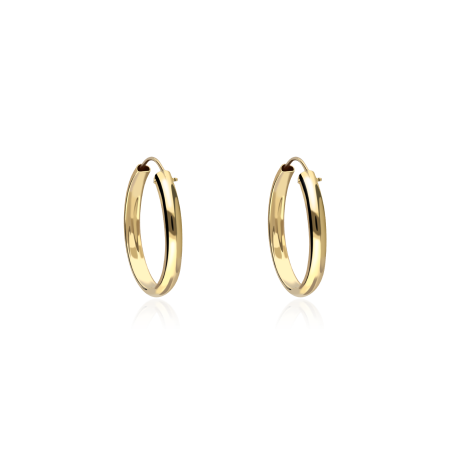 Pendientes Aro Oro 18k 18mm "Tyaba"