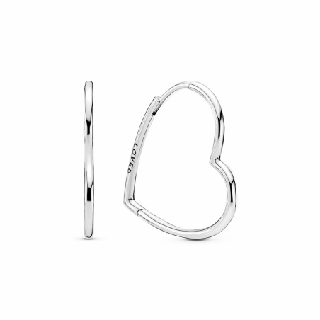 Pendientes Pandora Corazones de Amor Asimétricos 297822
