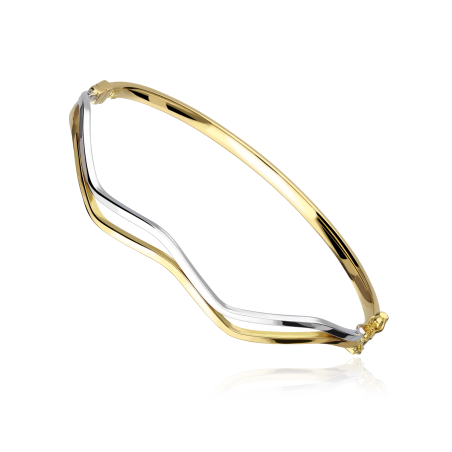 PULSERA "BIRORI" ORO BICOLOR 18K
