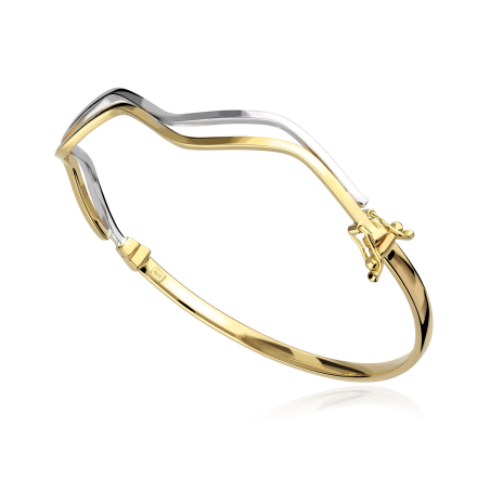 PULSERA "BIRORI" ORO BICOLOR 18K