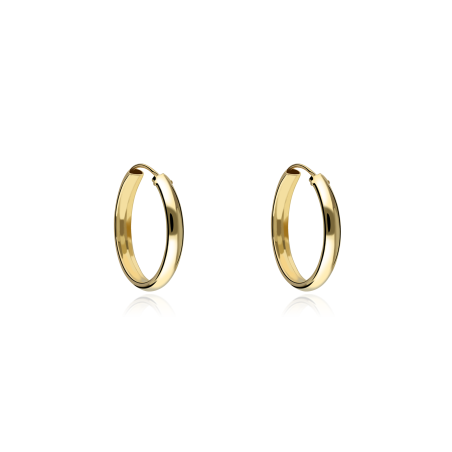 Pendientes Aro Oro 18k 15mm "Tyaba"