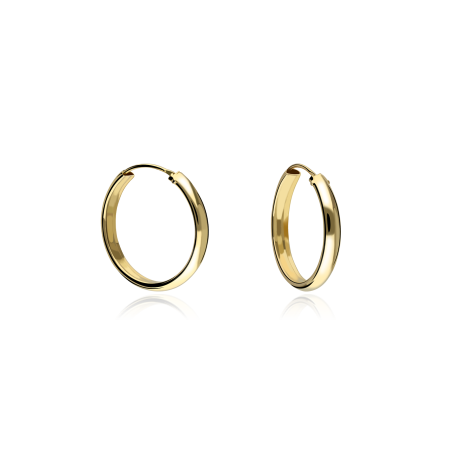Pendientes Aro Oro 18k 15mm "Tyaba"