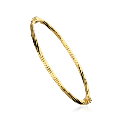 Pulsera Oro 18k r  gida  Eva 