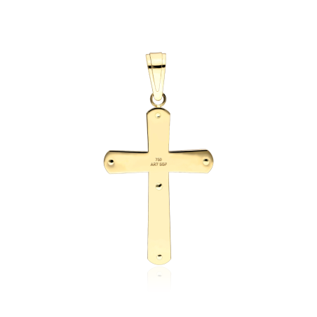 Cruz Oro tricolor 18k "Pasionera"