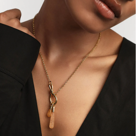 Colgante PdPaola Aventurina Amarilla Drop CO01-792-U