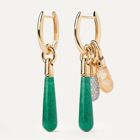 Colgante PdPaola Aventurina Amarilla Drop CO01-792-U