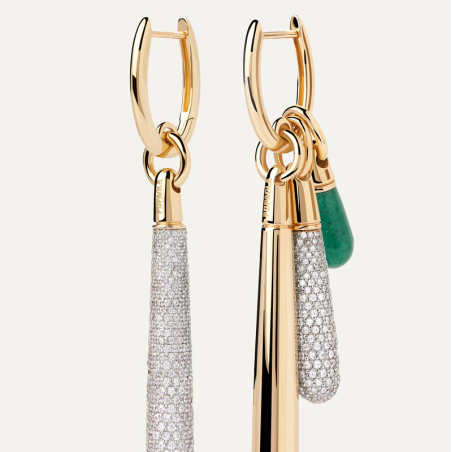 Colgante PdPaola Aventurina Verde Drop CO01-791-U