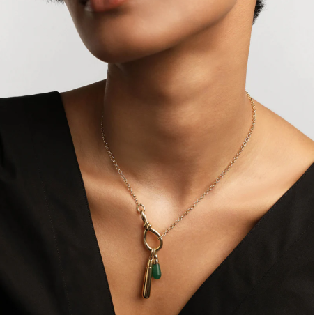 Colgante PdPaola Aventurina Verde Drop CO01-791-U