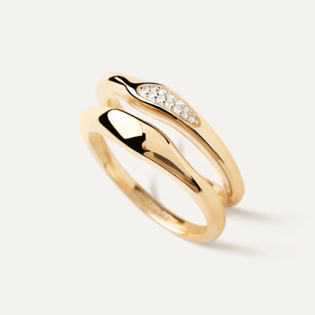 Anillo Pdpaola Set Onda AN01-C21-14