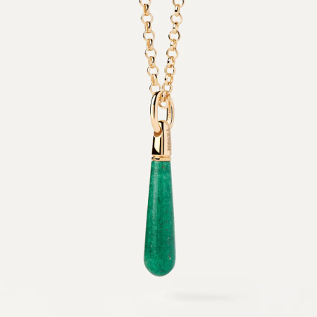 Colgante PdPaola Aventurina Verde Large Drop CO01-786-U