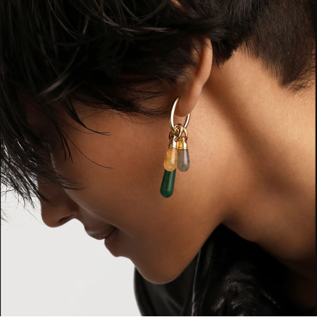 Colgante PdPaola Aventurina Verde Large Drop CO01-786-U