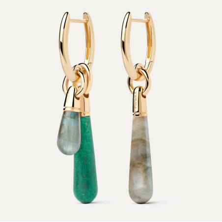 Colgante PdPaola Aventurina Verde Large Drop CO01-786-U