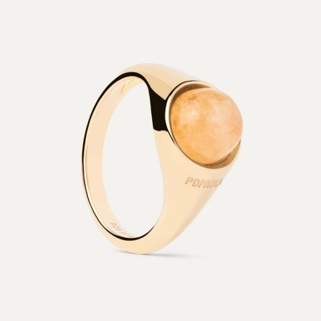 Anillo Pdpaola Aventurina Amarilla Moon AN01-B20-14