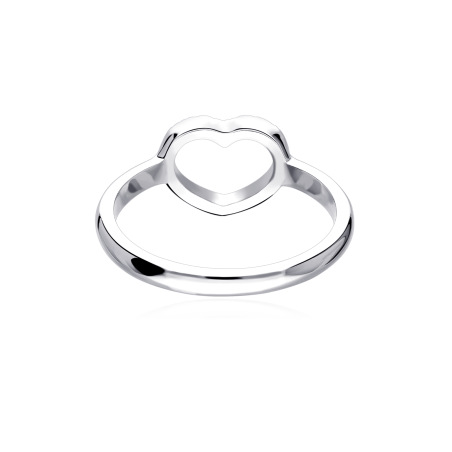 Anillo "Alessandría" Oro Blanco 18k y Diamantes 0.08 cts