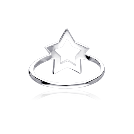 Anillo "LIFE Star" Con Diamantes Oro 18 k