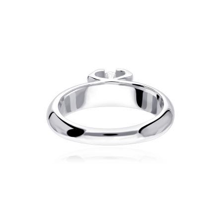 Anillo "Lucca" Oro Blanco 18k y Diamante 0.20 cts