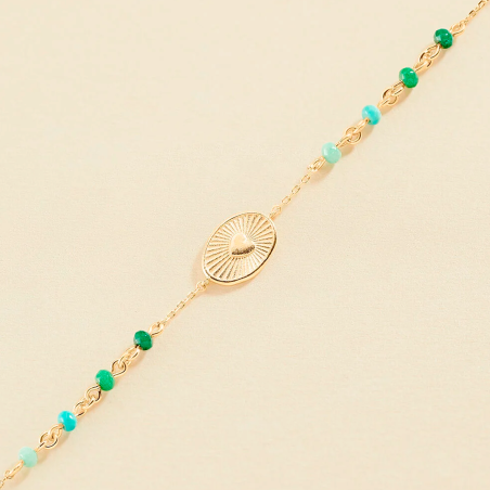 Tobillera Agatha Paris Verde 02480323-658-TU