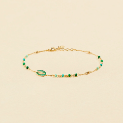 Tobillera Agatha Paris Verde 02480323-658-TU