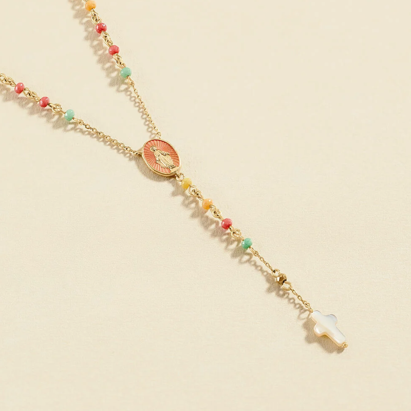 Collar Agatha Midi Sunset Multicolor 02680241-256-TU Collar Agatha Midi Sunset Multicolor 02680241-256-TU