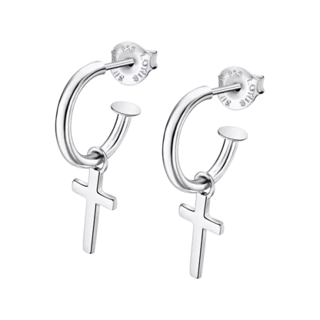 Pendientes Lotus Silver Cruz Trendy LP1223-4/5