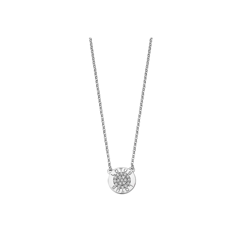 Collar Lotus Silver Trendy LP1252-1/1