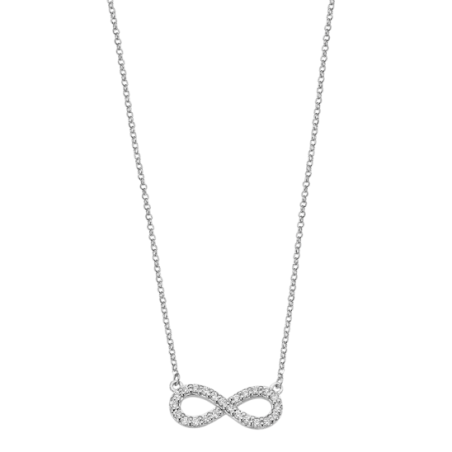 Collar Lotus Silver Infinito Trendy LP1253-1/1