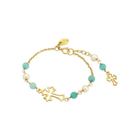 Pulsera Lotus Silver Cruz Infantil LP1262-2/3
