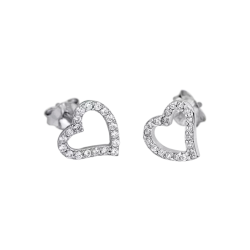 Pendientes Lotus Silver Moments Coraz  n LP1519 4 1