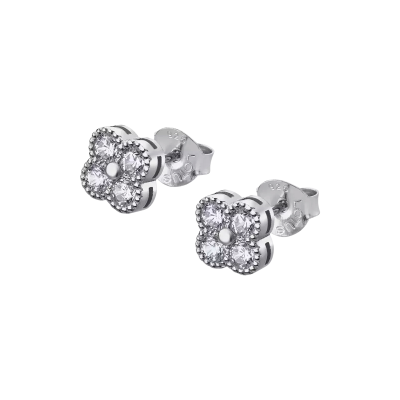 Pendientes Lotus Silver Pure Essential Flor LP1612-4/1