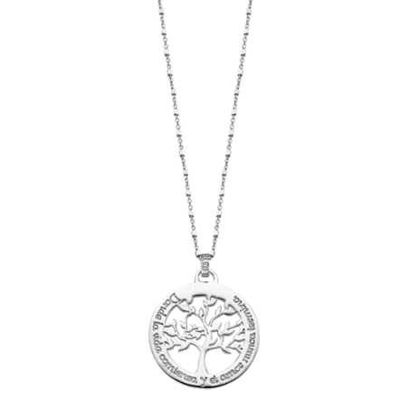 Pendientes Lotus Silver con árbol de la vida LP1641-4/3. Son de plata