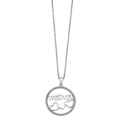 Collar Lotus Silver Mamá Corazones LP1809-1/1