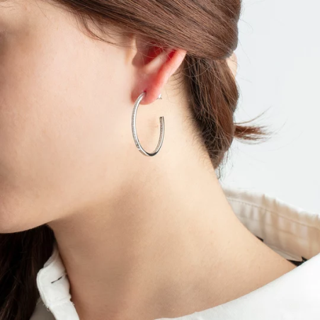 Pendientes Lotus Silver Aros Circonitas LP1937-4/4