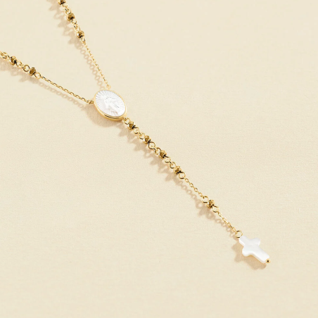 Collar Agatha Midi Sunset Nácar 02680242-831-TU
