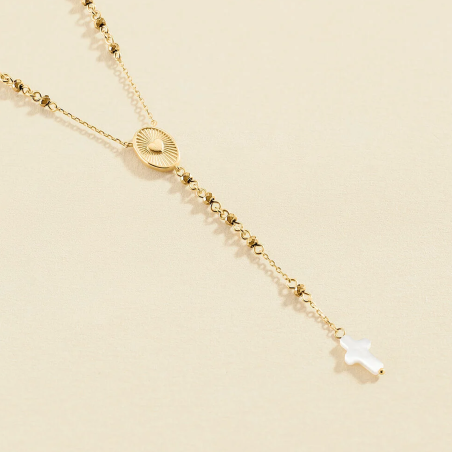Collar Agatha Midi Sunset Nácar 02680242-831-TU