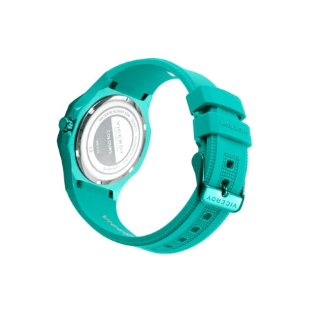 Reloj Viceroy caja de aluminio verde correa silicona verde hombre 401232-67